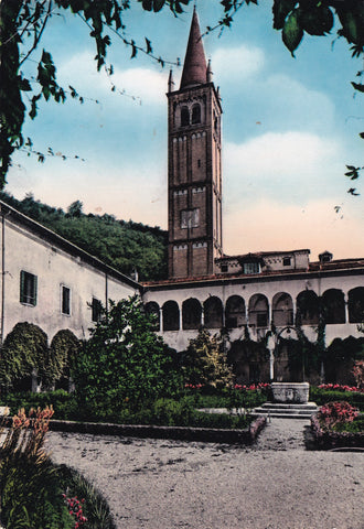 AK Abano Terme. Monteortone. Istituto S. T. Salesiano S. Marco. Il Chiostro.