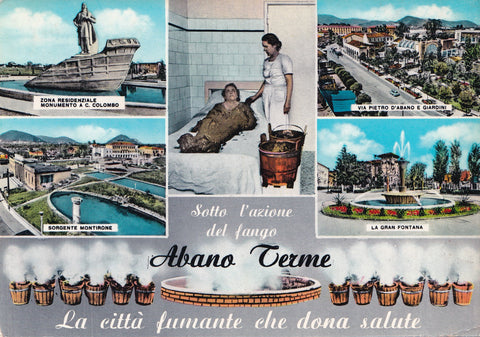 AK Abano Terme. Sotto l'azione del fango.