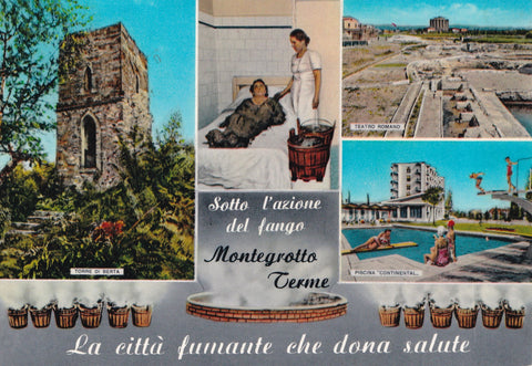 AK Abano Terme. Sotto l'azione del fango.