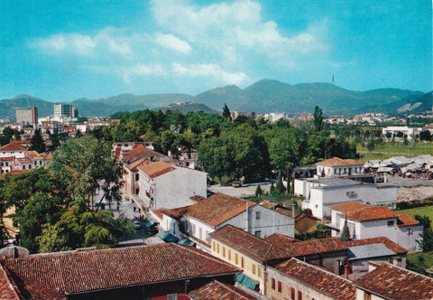 AK Abano Terme. Panorama dal Campanile del Duomo.