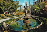 AK Abano Terme. Villa Piave - Giardini Una fontana.