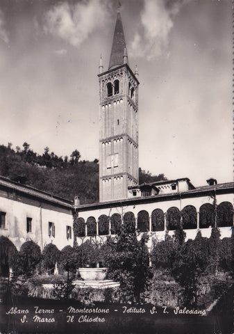 AK Abano Terme. Monteortone Istituto S. T. Salesiano S. Marco Il Chiostro.