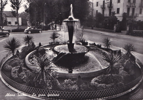 AK Abano Terme. La Gran fontana.