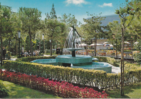 AK Abano Terme. Giardini dell'Azienda di Cura - Fontana dell'Arlecchino.
