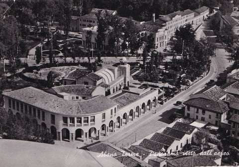 AK Abano Terme. Panorama visto dall'aereo.