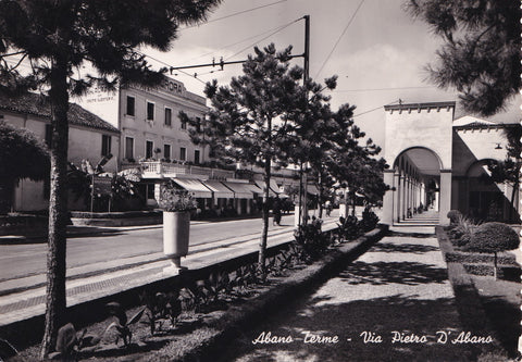 AK Abano Terme. Via Pietro D'Abano.