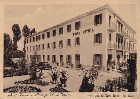 AK Abano Terme. Albergo Terme Patria.