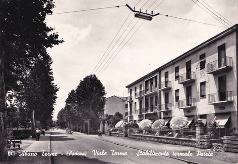 AK Abano Terme. Viale Terme Stabilimento termale Patria.