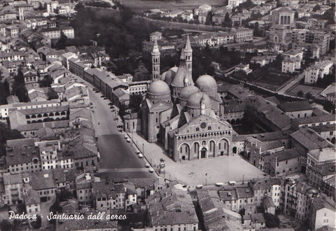 AK Padova. Santuario dall'aereo.