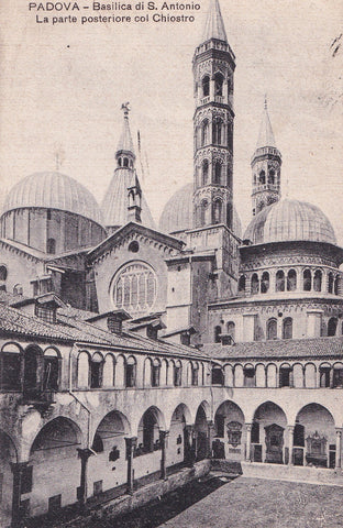 AK Padova - Basilica di S. Antonio. La parte posteriore col Chiostro.