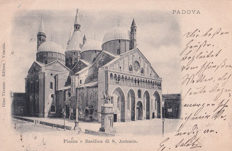 AK Padova - Piazza e Basilica di S. Antonio.