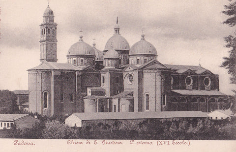 AK Padova - Chiesa di S. Giustina. L'esterno.