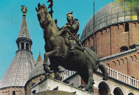 AK Padova. Basilica d. S. Antonio Monumento al Gattamelata.