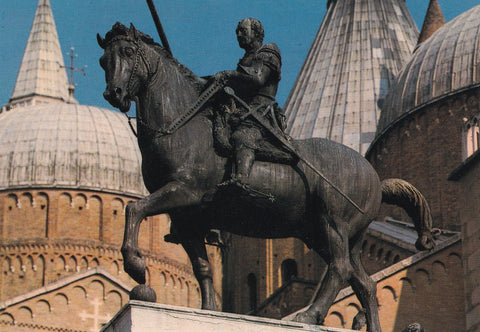 AK Padova. Basilica di S. Antonio. Il Gattamelata di Donatello.