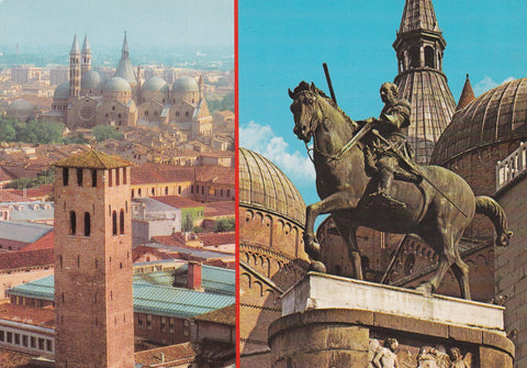 AK Padova e il Gattamelata di Donatello.