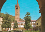 AK Monteortone. Chiostro della Abbazia.