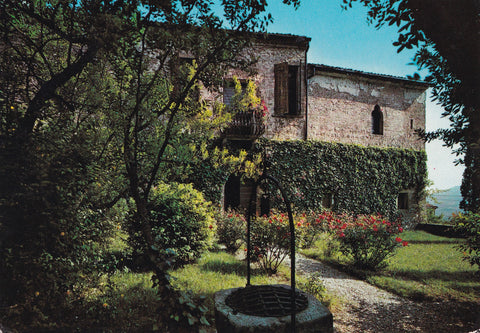 AK Arquà Petrarca. la Casa del Poeta. Giardino col Pozzo.