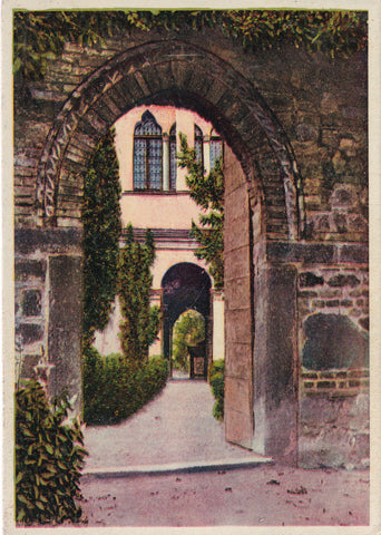 AK Arquà Petrarca. Ingresso alla Casa del Poeta.