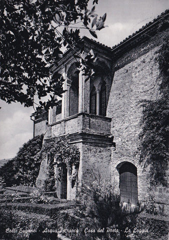 AK Arquà Petrarca.  Casa del Poeta. La Loggia.