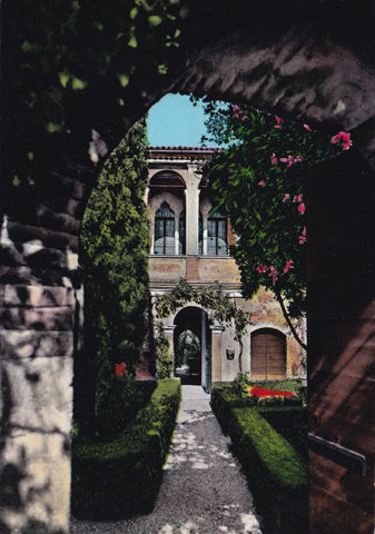 AK Arquà Petrarca. Ingresso alla casa del Poeta.