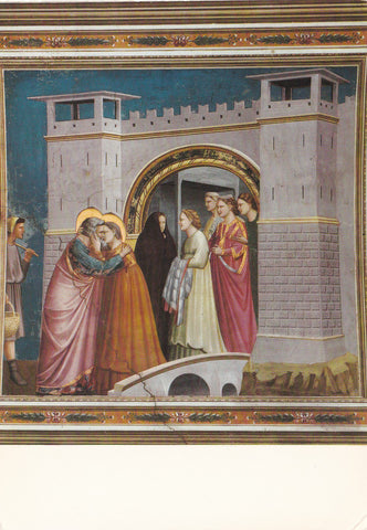 AK Padova. Cappella degli Scrovegni. Giotto. Incontro di Goiacchino ed Anna.