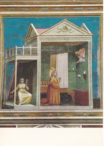 AK Padova. Cappella degli Scrovegni. Giotto. L'Angelo appare ad Anna.