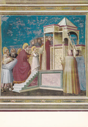 AK Padova. Cappella degli Scrovegni. Giotto. Presentazione di Maria al Tempio.