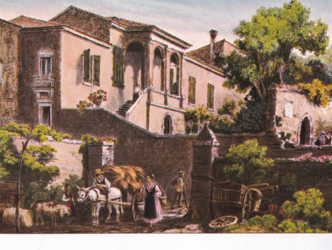 AK Arquà Petrarca. La Casa del Poeta (da una stampa antica)
