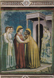 AK Padova. Cappella degli Scrovegni. Giotto. Visita di Maria ad Elisabetta.