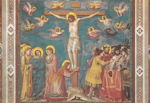 AK Padova. Cappella degli Scrovegni. Giotto. La Crocefissione.