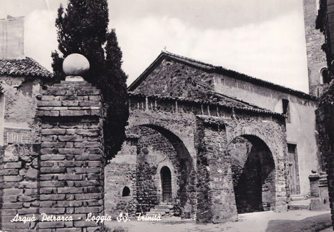 AK Arquà Petrarca Loggia SS. Trinita.