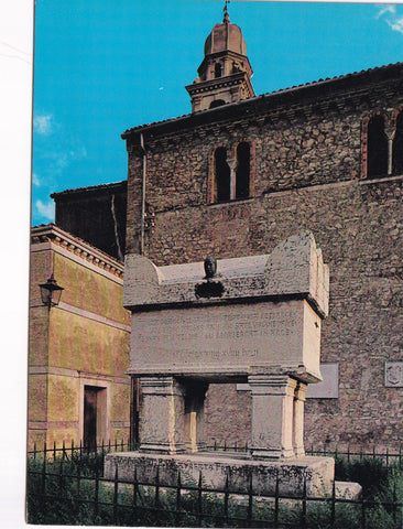 AK Arquà Petrarca Chiesa e tomba del Petrarca.