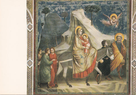 AK Padova. Cappella degli Scrovegni. Giotto. la fuga in Egitto.