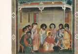AK Padova. Cappella degli Scrovegni. Giotto. Gesu lava i piedi agli Apostoli.