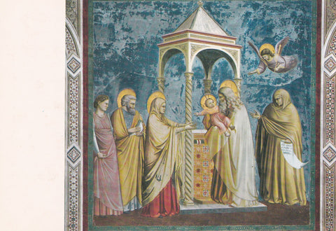 AK Padova. Cappella degli Scrovegni. Giotto. Presentazione di Gesu al Tempio.