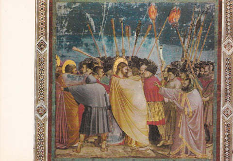 AK Padova. Cappella degli Scrovegni. Giotto. Il bacio di Guida.