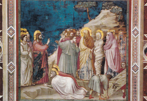 AK Padova. Cappella degli Scrovegni. Giotto. Resurrezione di Lazzaro.