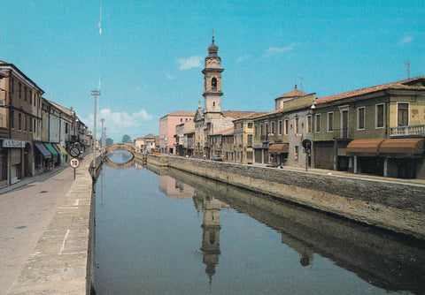 AK Battaglia Terme. Via delle Terme - Via Maggiore.