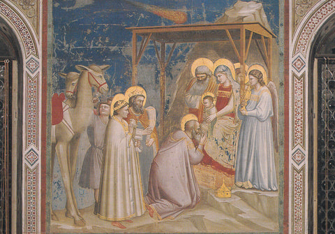 AK Padova. Cappella degli Scrovegni. Giotto. Adorazione dei Magi.
