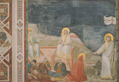 AK Padova. Cappella degli Scrovegni. Giotto. Resurrezione di Cristo.