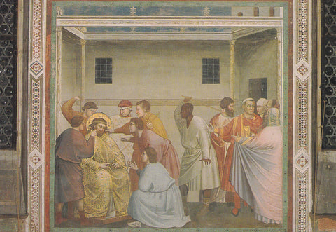 AK Padova. Cappella degli Scrovegni. Giotto. Cristo deriso.