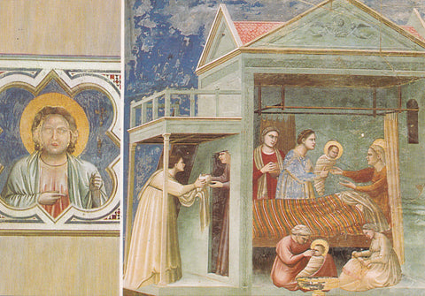 AK Padova. Cappella degli Scrovegni. Giotto. Nativita di Maria.