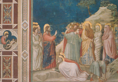 AK Padova. Cappella degli Scrovegni. Giotto. Resurrezione di Lazzaro.