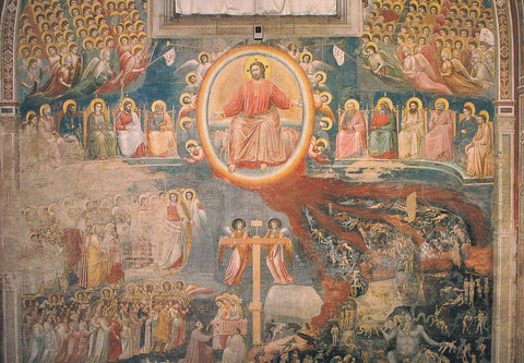 AK Padova. Cappella degli Scrovegni. Giotto. Giudizio Universale (particoloare)