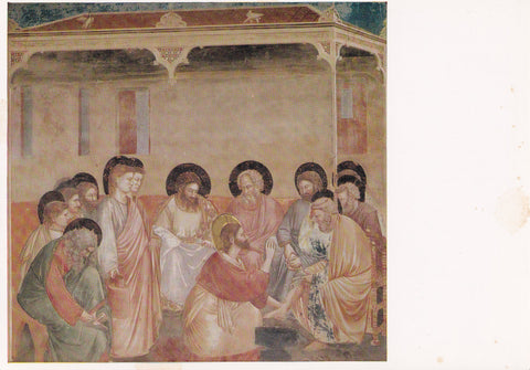 AK Padova. Cappella degli Scrovegni. La lavanda ei piedi.
