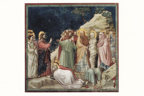 AK Padova. Cappella degli Scrovegni. Giotto: La resurrezione di Lazzaro.