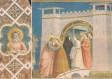 AK Padova. Cappella degli Scrovegni. Giotto. L'Incontro alla Porta Aurea.