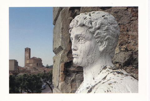 AK Este - Il Duomo dal Palazzo Mocenigo. (sede del Museo Archeologico)