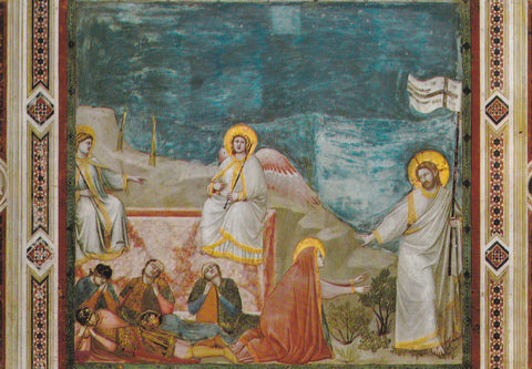 AK Padova. Cappella degli Scrovegni. Giotto. Gesu risorto apparisce alla Maddalena.