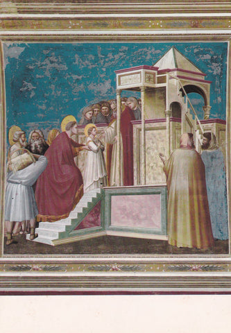 AK Padova. Cappella degli Scrovegni. Giotto. Presentazione di Maria al Tempio.